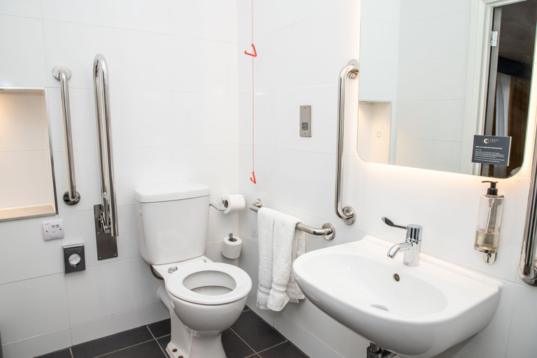 Bathroom 3, The Feathers Hotel, Shropshire