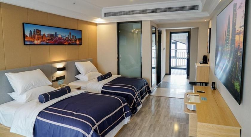 Bedroom 3, LANO Hotel Hubei Huangshi City Huangshigang District Mo'ercheng, Huangshi