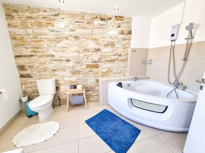 Bathroom 5, Village Charm Pool Apartment at Skarinou, Larnaca