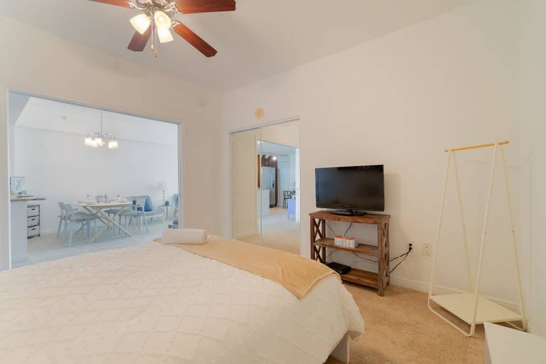 Bedroom 3, 314s Nautical Beach Suite - 2 Beds!, Pools, Jacuzzi, Beach, Shops & Dog Friendly, Palm Beach