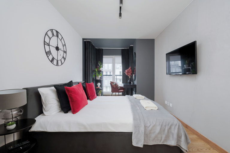 Bedroom 2, Apartment Dmowskiego by Renters Prestige, Środa Śląska