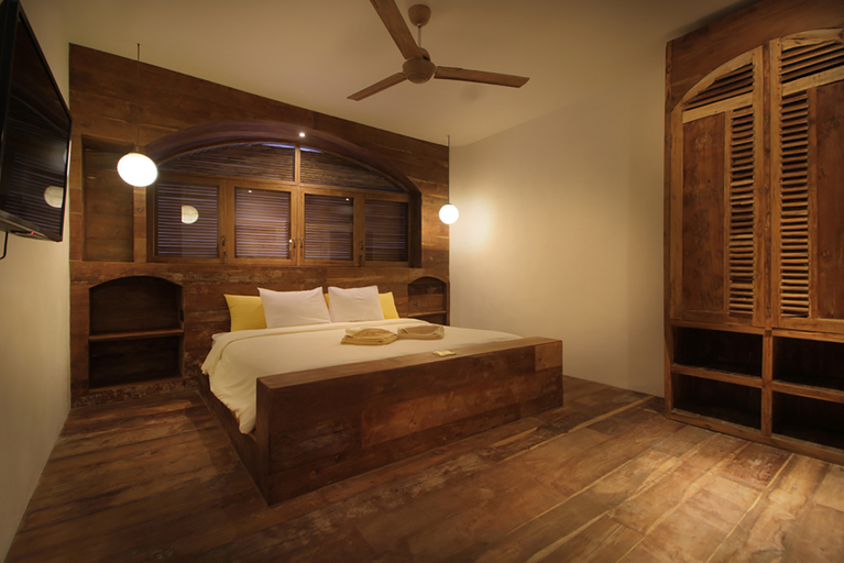 Bedroom 2, The Famous Bumbak Street in Canggu-Villa Paradisua, Badung