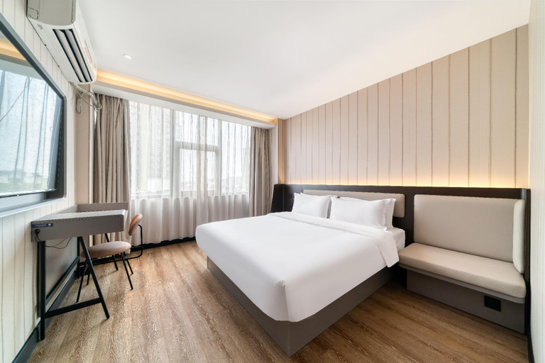 Bedroom 2, Hanting Hotel Hangzhou Wulinmen, Hangzhou