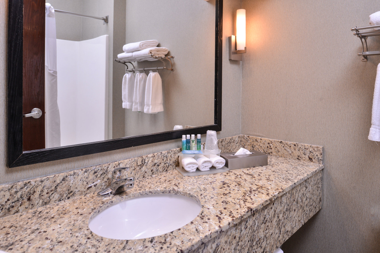 Bathroom 4, Holiday Inn Express & Suites TOPEKA WEST I-70 WANAMAKER by IHG, Shawnee