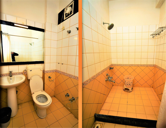 Bathroom 4, New Hotel Europa Inn, Rajkot