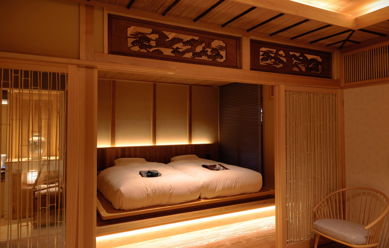 Bedroom 3, Ryokan Gensuiro, Nishihara