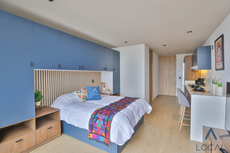 Bedroom 2, Be Local Lofts & Coworking, Mexico City