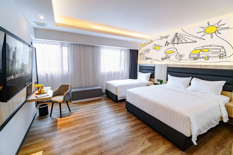 Bedroom 2, Yello Hotel Harbour Bay, Batam
