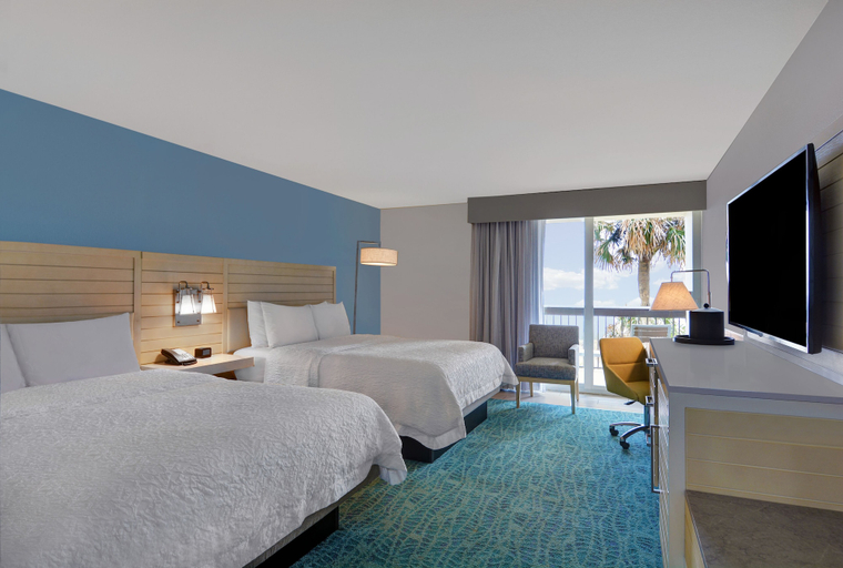 Bedroom 3, Hampton Inn Jacksonville Beach/Oceanfront, Duval