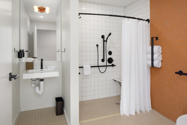 Bathroom 4, Rhode's Motor Lodge, Watauga