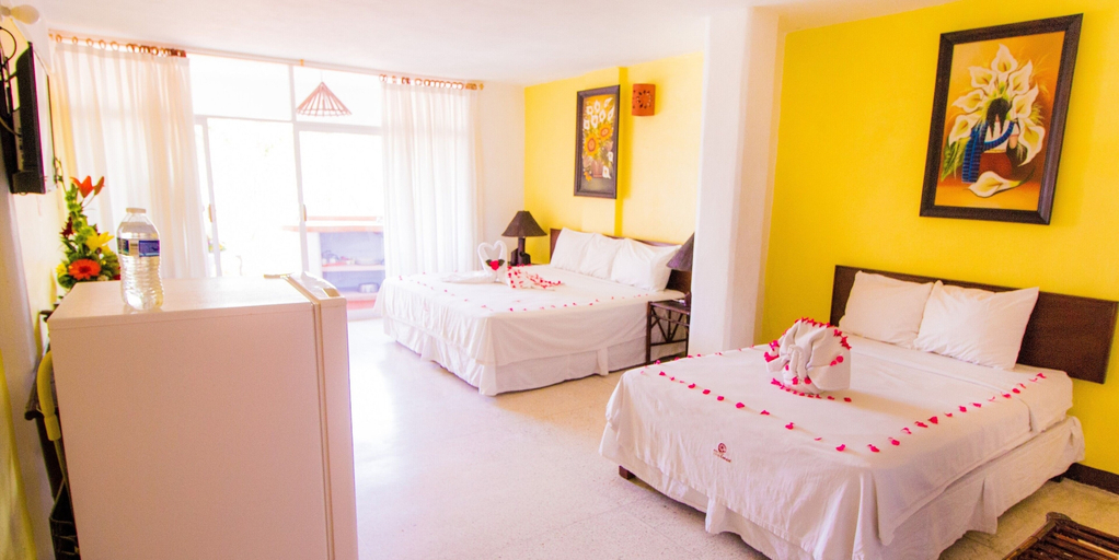 Bedroom 3, Hotel Zihua Caracol, José Azueta