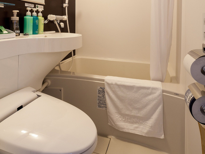 Bathroom 5, Hotel Route Inn Miyoshi Ekimae, Miyoshi