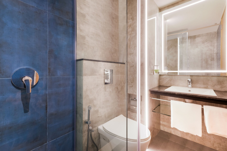 Bathroom 4, 7 Apple Hotel Nashik, Nashik