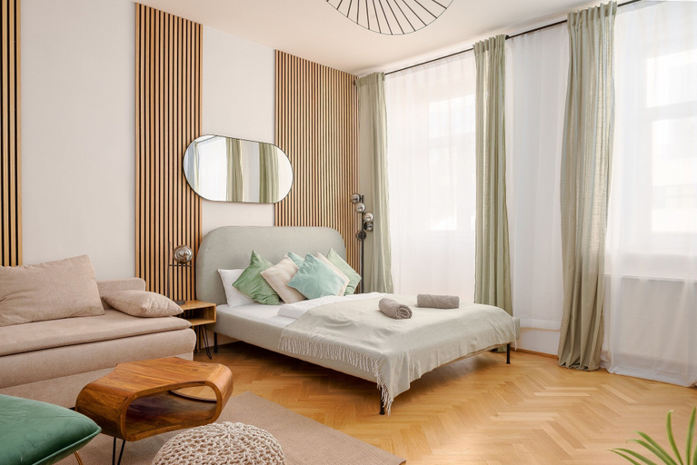 Bedroom 2, Designer Apartments - Near Danube, Wien