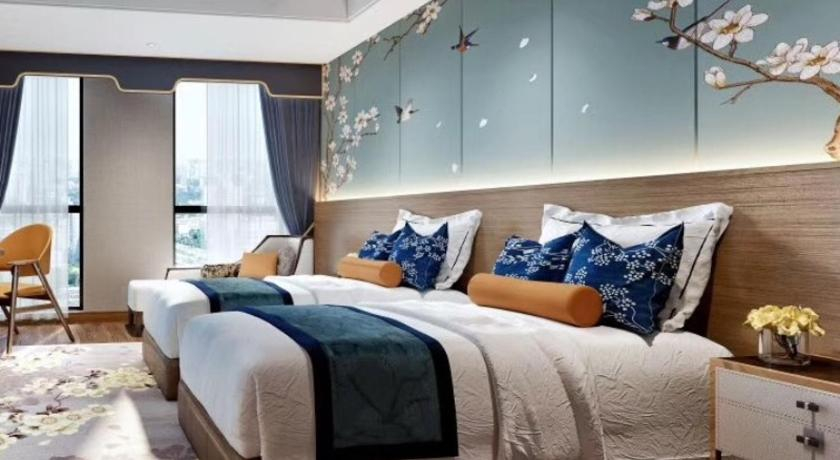 Bedroom 2, GreenTree Eastern Hotel Hainan Free Trade Port Jiangdong New District Meilan Airport, Haikou