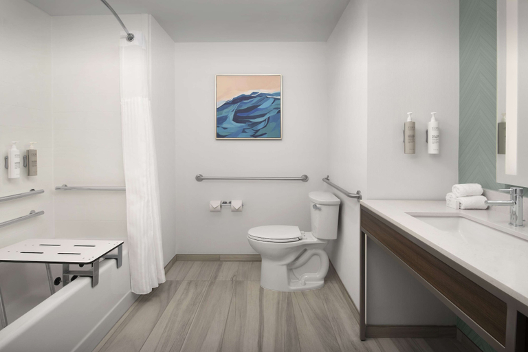 Bathroom 4, Hilton Garden Inn Pensacola Downtown, Escambia