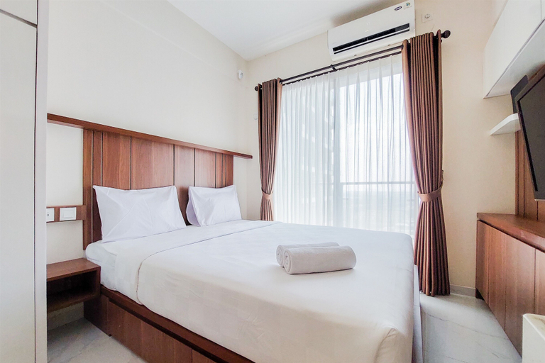 Bedroom 2, Nice Design And Minimalist Studio At Sky House Bsd Apartment, Tangerang Selatan