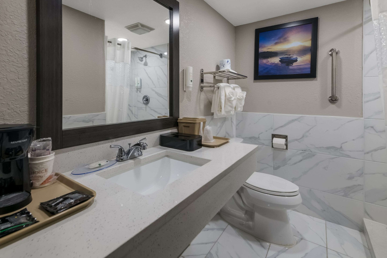 Bathroom 4, Quality Inn & Suites Altamonte Springs Orlando-North, Seminole