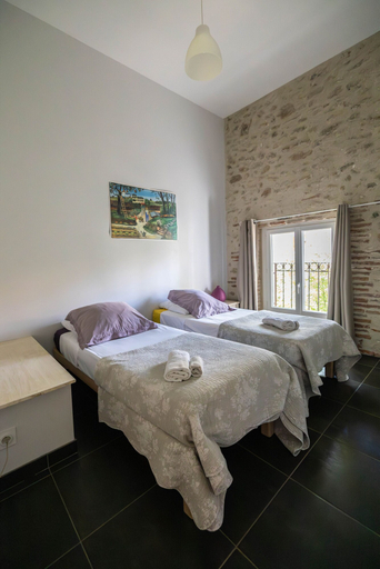 Bedroom 4, Gîtes du Castell de Blés, Pyrénées-Orientales