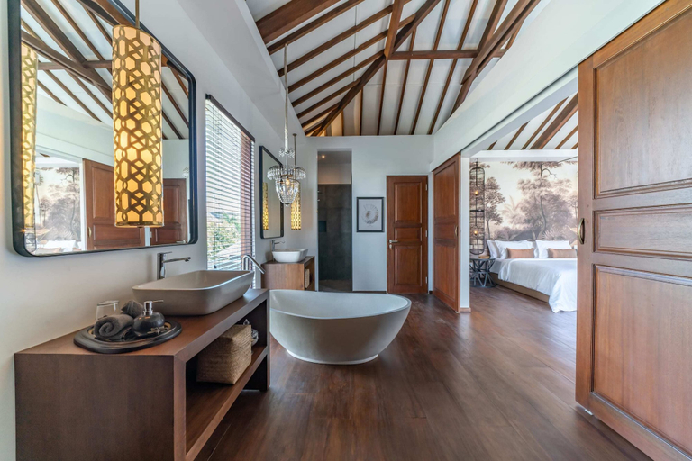 Bathroom 2, Splendid Private Villa, 4 BR, Canggu With Staff, Badung