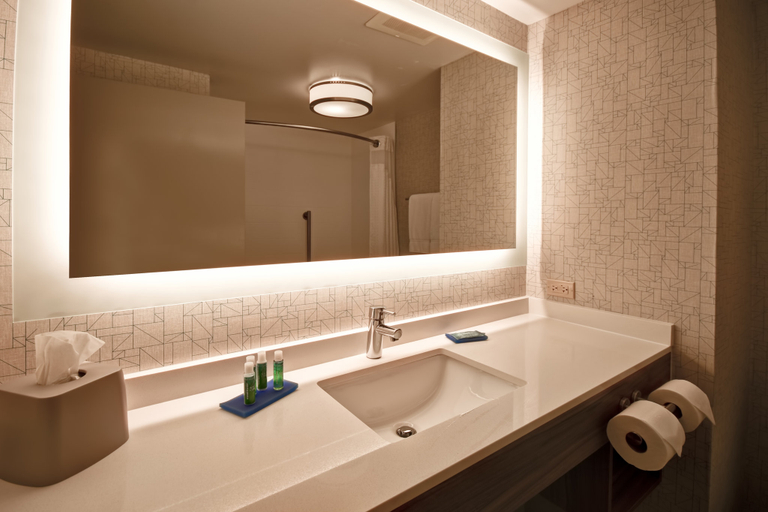 Bathroom 4, Holiday Inn Express & Suites SCHERERVILLE by IHG, Lake