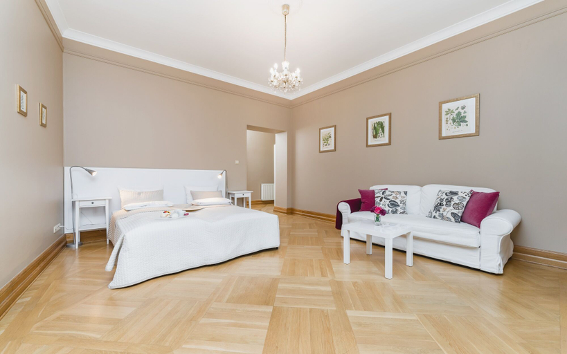 Bedroom 3, Apartamenty w Pałacu Pod Baranami, Kraków City