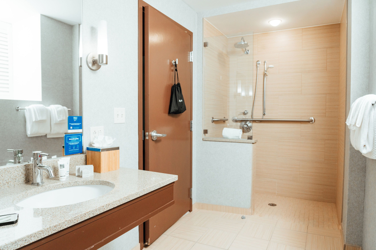 Bathroom 4, Hotel Skyler Syracuse Tapestry Collection by Hilton, Onondaga