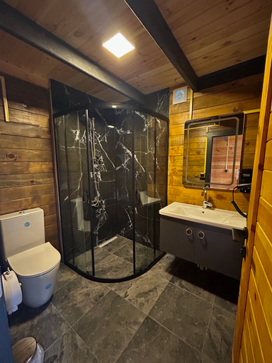 Bathroom, Cilemona Bungalows, Ardeşen