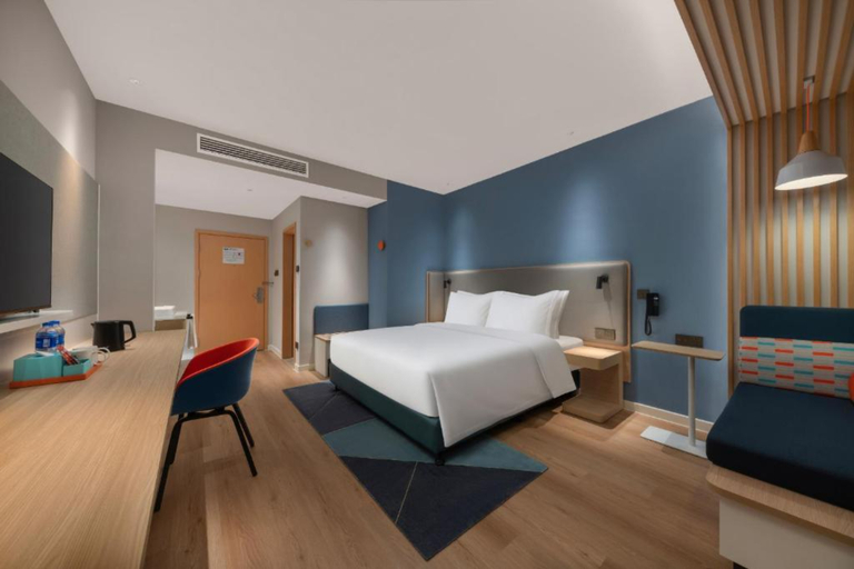 Bedroom 4, Holiday Inn Express WAWU MOUNTAIN by IHG, Meishan