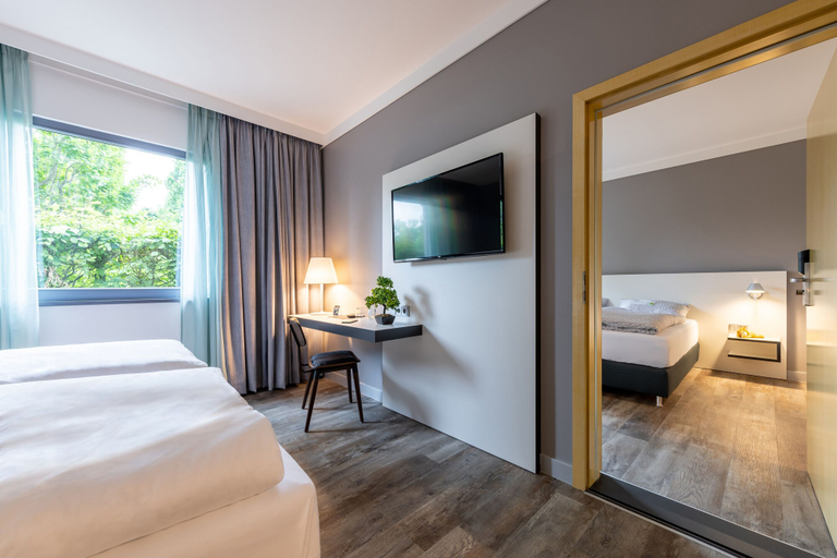 Bedroom 5, Coffee Fellows Hotel Leipheim Süd, Günzburg