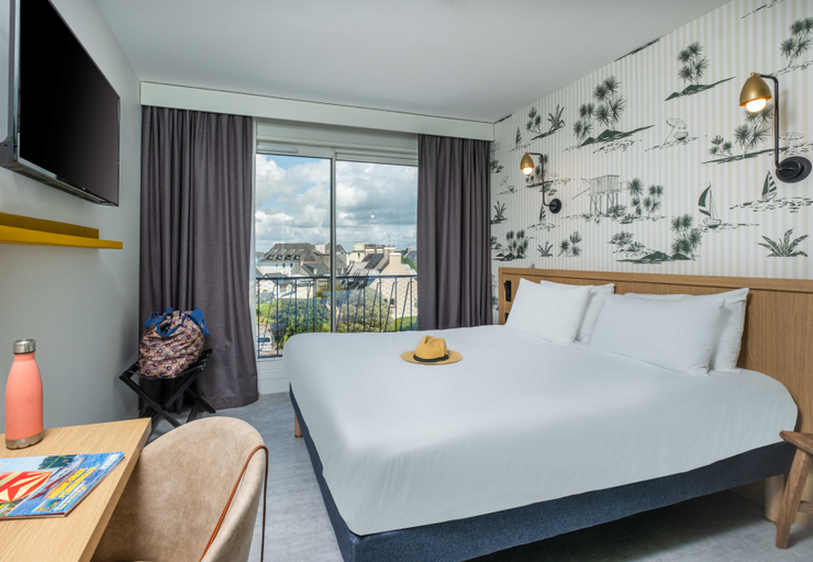 Bedroom 3, Hôtel l'escale marine, Finistère