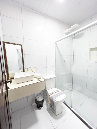 Bathroom, Pousada Sol e Mar, Cairu