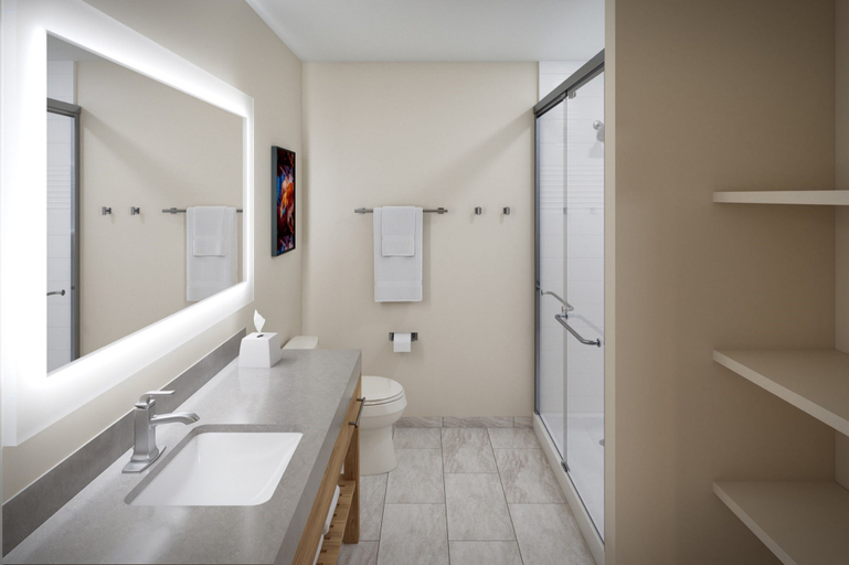 Bathroom 2, Candlewood Suites JACKSON, Butts