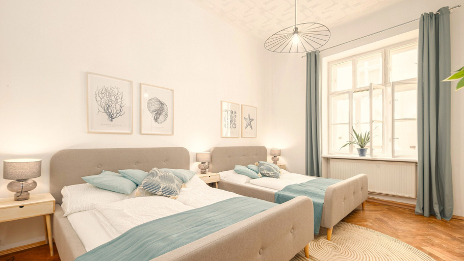 Bedroom 3, Designer Apartment - 5 min to Center, Wien