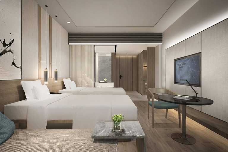 Bedroom 2, Courtyard By Marriott Pinghu, Jiaxing