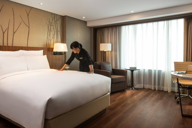Bedroom 4, Teda, Tianjin-marriott Executive Apartments, Tianjin