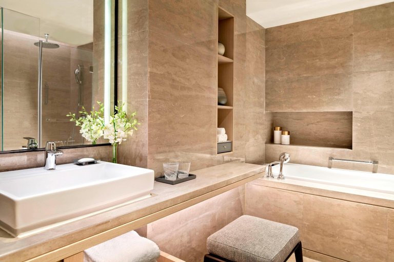Bathroom 5, Marriott Executive Apartments Hangzhou Yuhang, Hangzhou