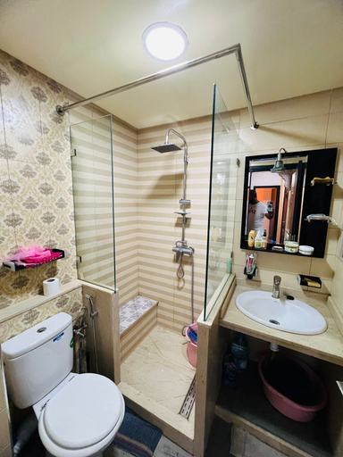 Bathroom, Cozy Apartment in the heart of Marrakech, Marrakech