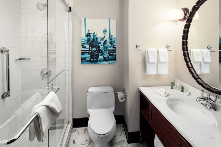 Bathroom 4, Hilton Brooklyn Downtown NYC, New York
