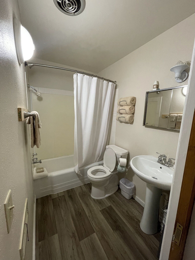 Bathroom 3, East Side Motel & Cabins, Walworth