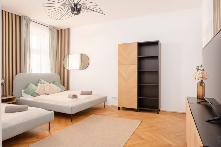 Bedroom 4, Designer Apartments - Near Danube, Wien