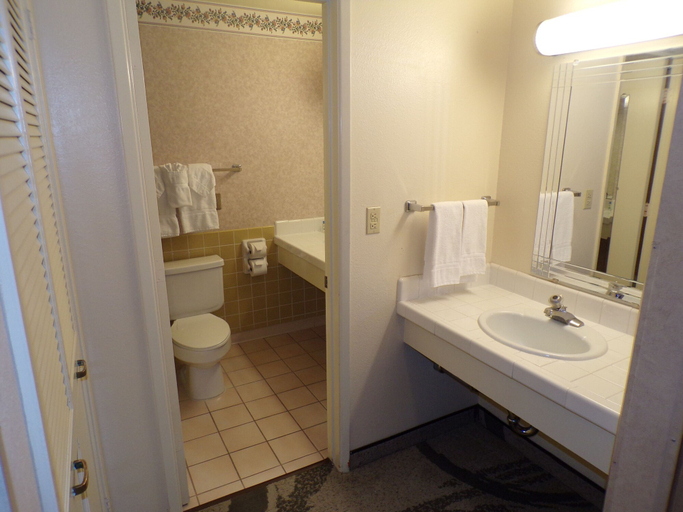 Bathroom 5, Piccadilly Inn Airport, Fresno