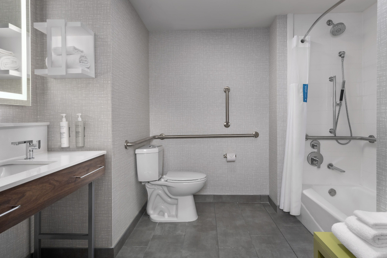 Bathroom 5, Hampton Inn Birmingham I-65/Lakeshore Drive, Jefferson
