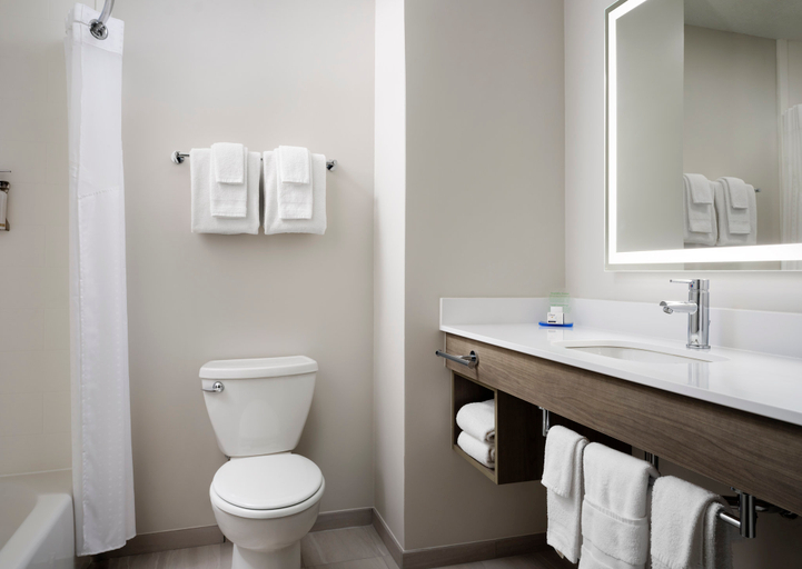 Bathroom 5, Holiday Inn Express & Suites PERU - LASALLE AREA by IHG, La Salle