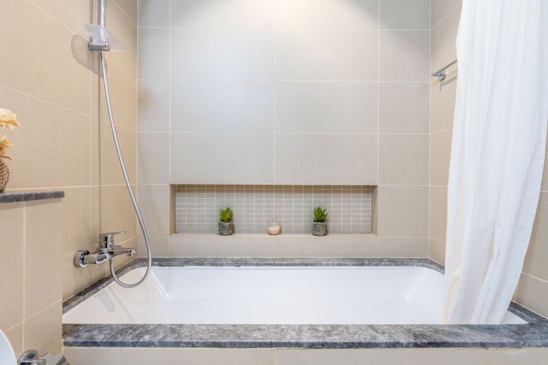 Bathroom 4, Waves Holiday Home - Jaw-Dropping Sea View From This Comfy Retreat, Dubai