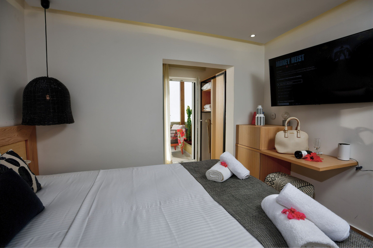 Bedroom 4, Hersonissos Beach Front Suites, Crete