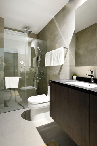 Bathroom 2, Service Residence at Stevens, Singapura