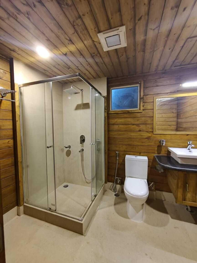 Bathroom 4, Jironi Resort, Nagaon
