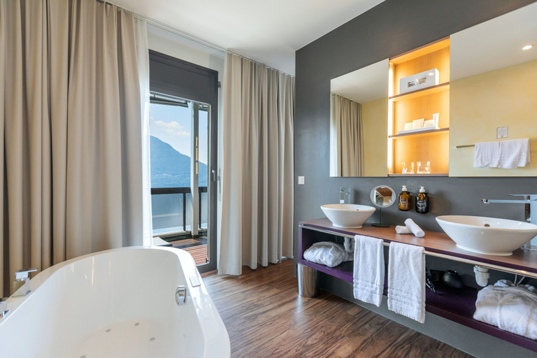 Bathroom 4, Parkhotel Brenscino Brissago, Locarno