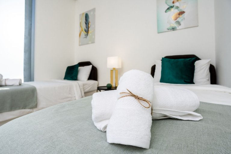 Bedroom 3, Waves - Sea View Luxury 3 Bedroom Apartment With Balcony, Dubai